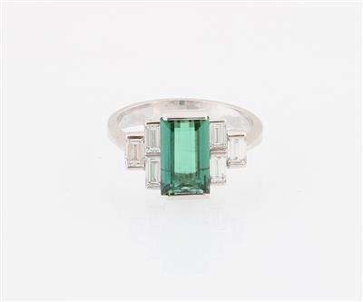 Diamant Turmalinring - Schmuck