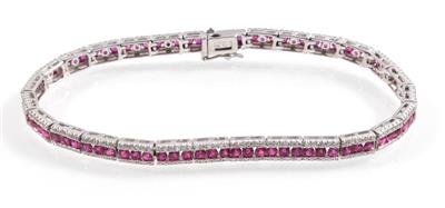 Brillant Rubinarmband - Klenoty