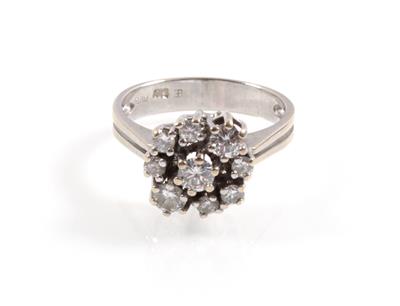 Brillantring zus. ca. 0,80 ct - Schmuck Onlineauktion