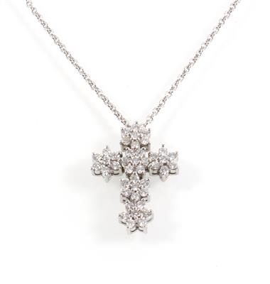 Brillantcollier zus. ca. 0,55 ct - Schmuck Onlineauktion