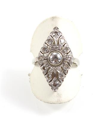 Diamantdamenring zus. ca. 1,05 ct - Gioielli