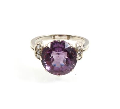 Amethyst Diamantring - Jewellery