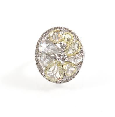 Diamantring zus. 5,28 ct - Klenoty