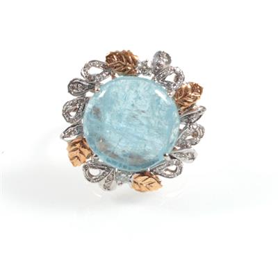 Aquamarinring ca. 9 ct - Jewellery