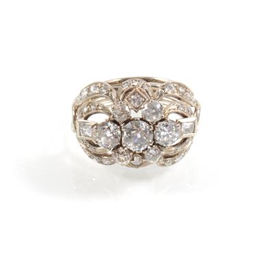 Diamantring zus. ca. 3,40 ct - Jewellery