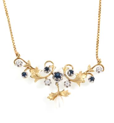 Brillant Saphircollier - Jewellery