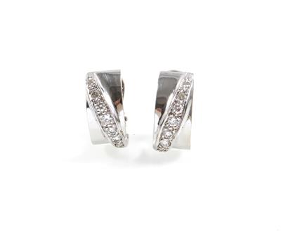 Brillant Diamantohrclips - Jewellery