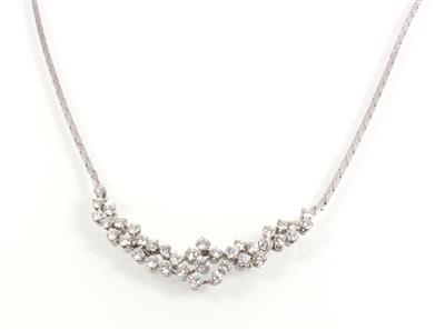 Brillantcollier zus. 3,66 ct - Jewellery