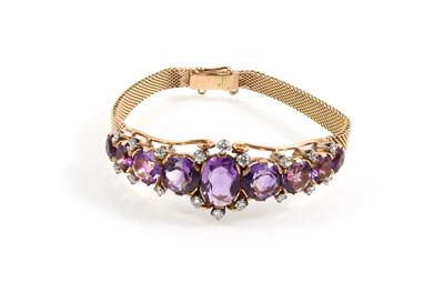 Brillant Amethystarmband - Jewellery