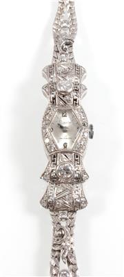 Diamantdamenuhr zus. ca. 1,50 ct - Jewellery