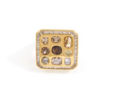 Diamantring zus. 5,32 ct - Jewellery