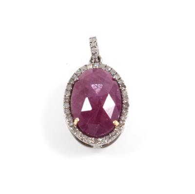 Korundanhänger 6,59 ct - Gioielli