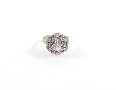 Diamantdamenring zus. ca. 0,85 ct - Klenoty