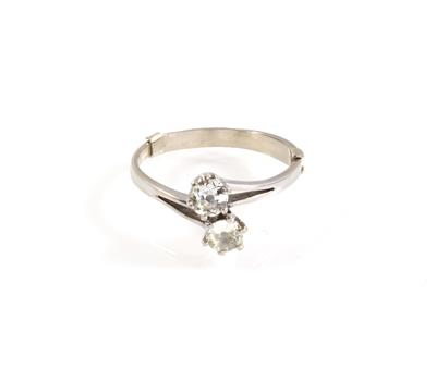 Brillantdamenring zus. ca. 0,55 ct - Jewellery