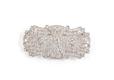 Diamantbrosche zus. ca. 4,50 ct - Jewellery