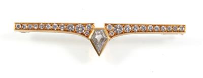 Diamantbrosche zus. ca. 0,80 ct - Jewellery