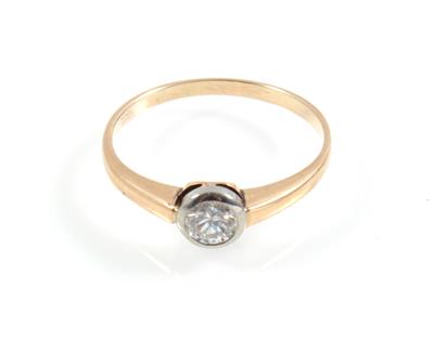 Brillant Solitärring ca. 0,28 ct - Jewellery