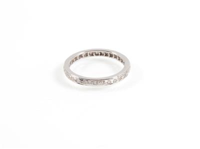 Brillant Memoryring zus. 0,44 ct - Jewellery