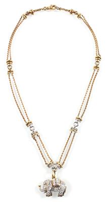 Brillantcollier zus. ca. 1,30 ct - Schmuck Onlineauktion