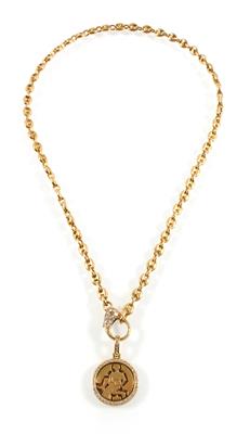 Diamantcollier zus. ca. 0,50 ct - Klenoty