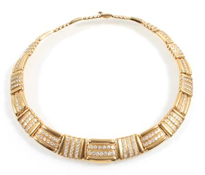 Brillantcollier zus. ca.6,50 ct - Gioielli