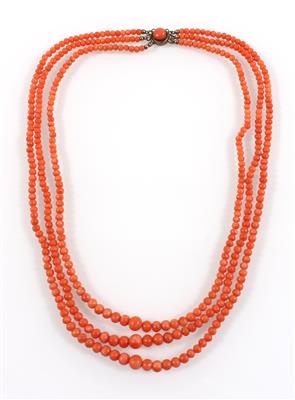 Korallencollier - Schmuck Onlineauktion