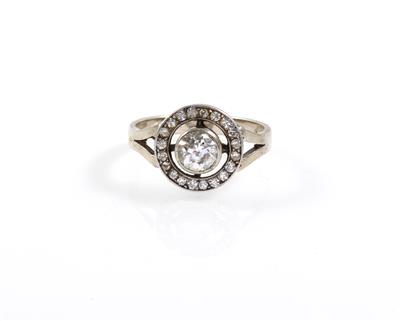 Diamantdamenring zus. ca. 1,20 ct - Jewellery