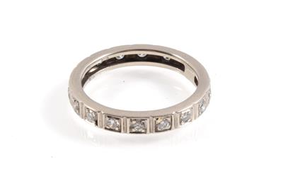 Brillantmemoryring zus. ca. 0,50 ct - Gioielli