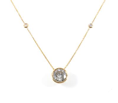 Brillantcollier zus. 1,51 ct - Gioielli