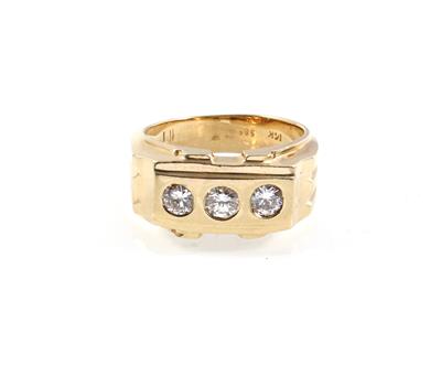 Brillantherrenring zus. ca. 0,70 ct - Schmuck Onlineauktion