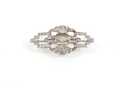 Diamantbrosche zus. ca. 1,20 ct - Jewellery