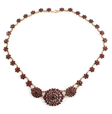 Granatcollier - Schmuck Onlineauktion