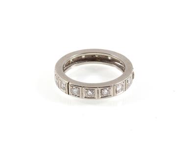 Brillant Memoryring zus. ca. 0,80 ct - Jewellery