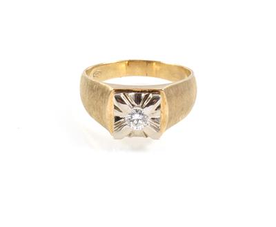 Brillantsolitärring ca. 0,26 ct - Schmuck Onlineauktion