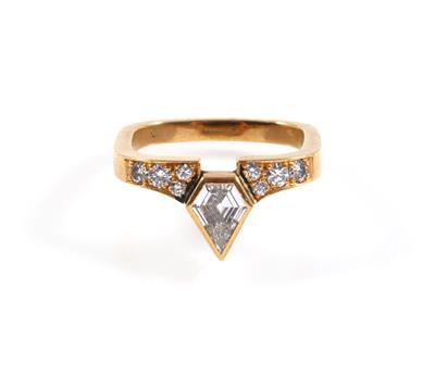 Diamantring zus. ca. 0,75 ct - Gioielli