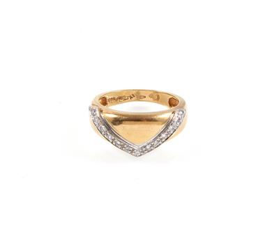 Brillantring zus. ca. 0,20 ct - Gioielli