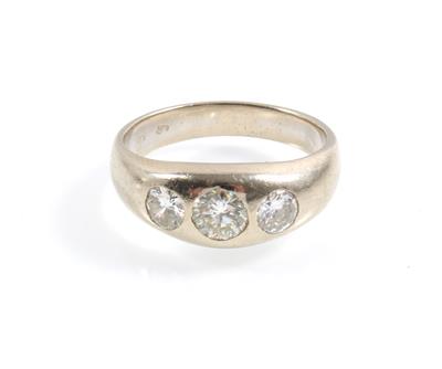 Brillantring zus. ca. 1 ct - Klenoty