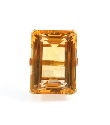 Citrinring ca. 95 ct - Jewellery