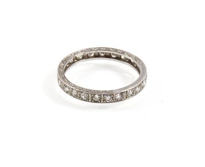 Diamantmemoryring zus. ca. 0,55 ct - Jewellery