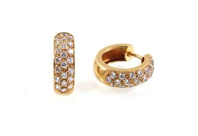 Brillantohrringe zus. ca. 0,90 ct - Schmuck Onlineauktion