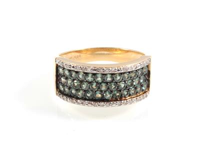 Saphir Diamantring - Jewellery