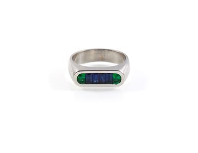 Smaragd Saphirring - Jewellery