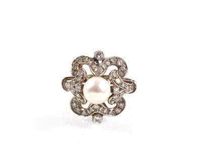 Brillantdamenring zus. ca. 0,55 ct - Jewellery