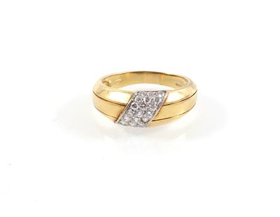 Brillantring zus. ca. 0,35 ct - Gioielli