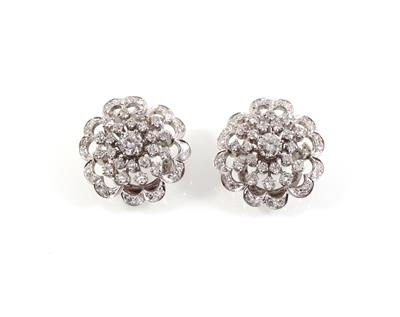 Diamantohrclips zus. ca. 2,40 ct - Jewellery