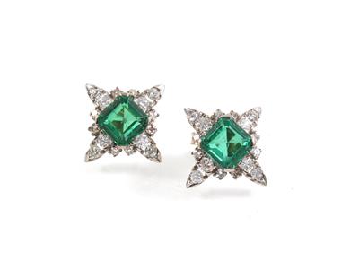Diamantohrstecker zus. ca. 1 ct - Jewellery