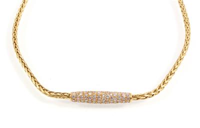 Brillantcollier zus. ca. 1,70 ct - Jewellery