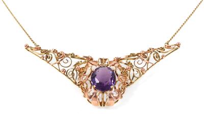 Amethystcollier - Jewellery