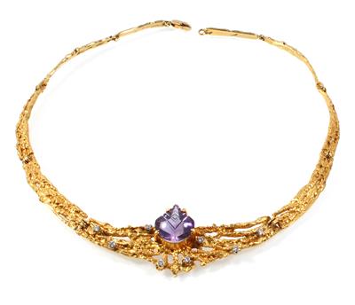 Brillant Amethystcollier - Jewellery