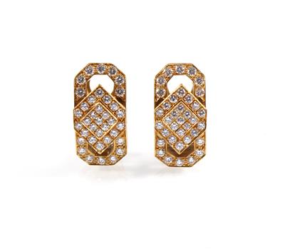 Brillantohrclips zus. ca. 2,00 ct - Jewellery